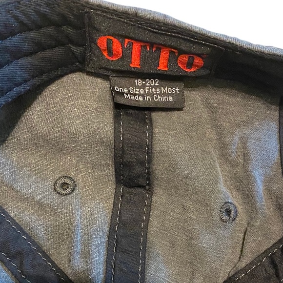 OTTO Biscuit Love Hat Cap Low Profile Pro Style Adjustable Charcoal Gray - Picture 6 of 10